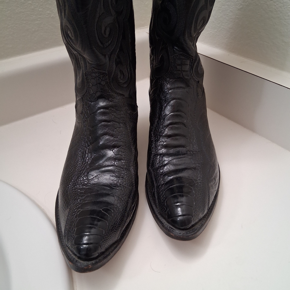 Dan Post Black Leather Boots